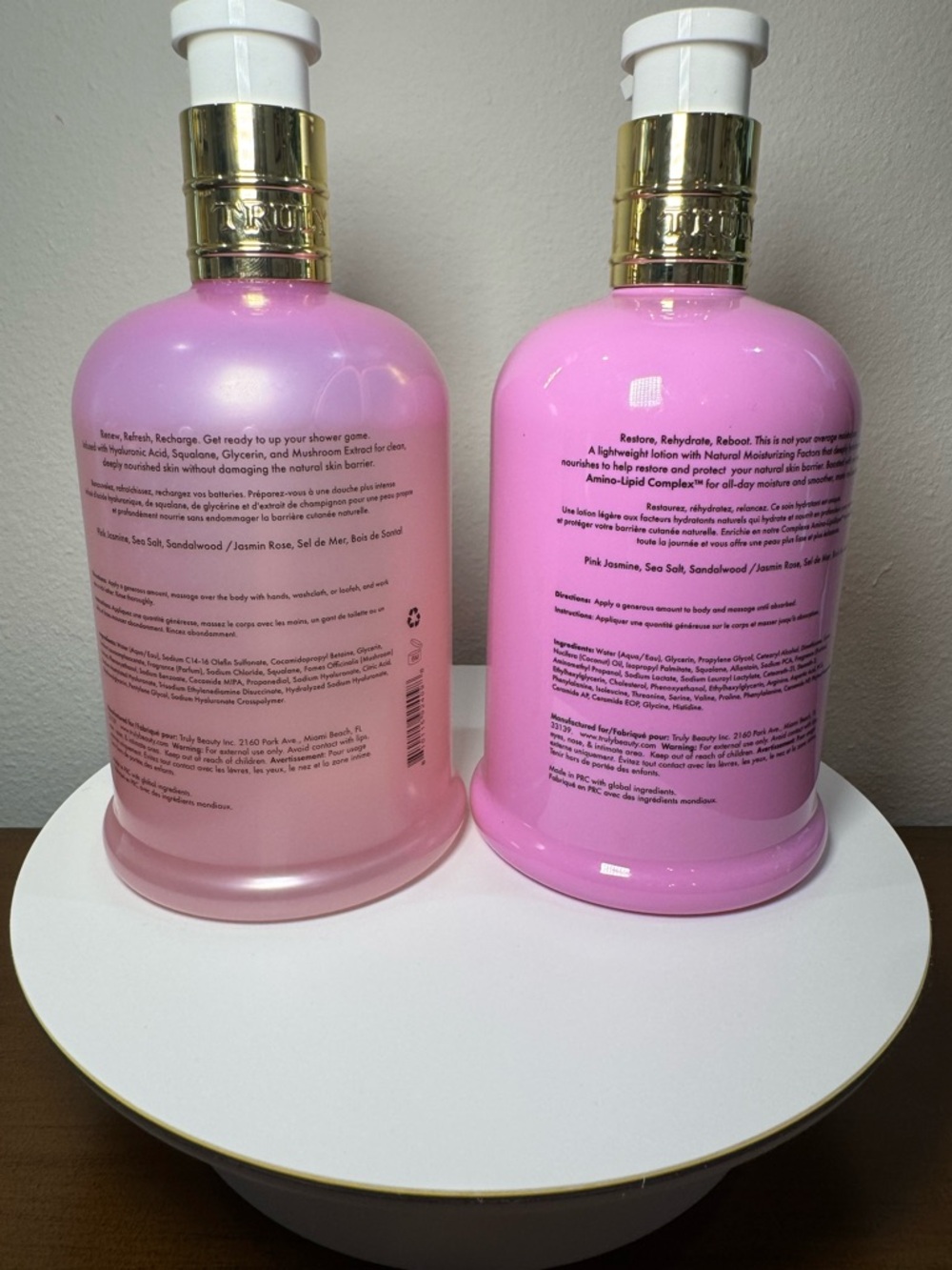 TRULY Smooth Legend Hydra-Renew Body Wash & Lotion Set - Pink Luxe Duo 15oz - Picture 2 of 4